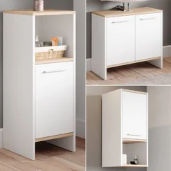 Salle De Bains Elvio (4 éléments) -Domublis Soldes Magasin 92da7c5ee85e4671a8d89304fd252bd1