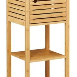 Étagère De Salle De Bain En Bambou