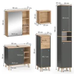 Salle De Bain Senyo (3 éléments) -Domublis Soldes Magasin 94505270190f4c0aa8f41173ccac9372
