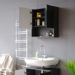 Armoire De Toilette Irma Blanc Brillant -Domublis Soldes Magasin 94c3198b951a4d2382882e7f575bb11a