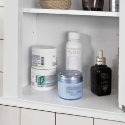 Meuble Haut De Salle De Bain FRG203-W -Domublis Soldes Magasin 95270dc3a03f48829e6005cdf60c0f15