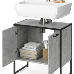Meuble Sous-lavabo Fyrk Béton 13 Meuble Sous-lavabo Fyrk Béton -Domublis Soldes Magasin 9527cf8b02224c5c9d7c6118134ef838.cropped 151 30 692 948.processed