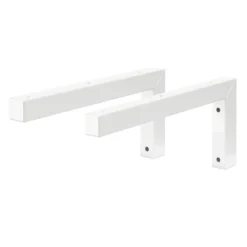 Support Mural En L 300x150x30 Mm Blanc