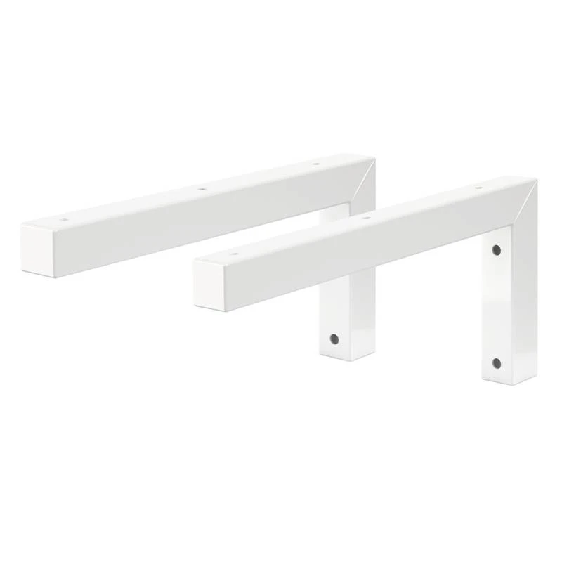 Support Mural En L 300x150x30 Mm Blanc 3 Support Mural En L 300x150x30 Mm Blanc
