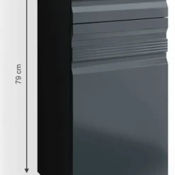 Chiffonnier Freddy Anthracite Brillant 13 Chiffonnier Freddy Anthracite Brillant -Domublis Soldes Magasin 98e7c7ce28e3484fb22b6998bd803473.cropped 170 90 580 910.processed