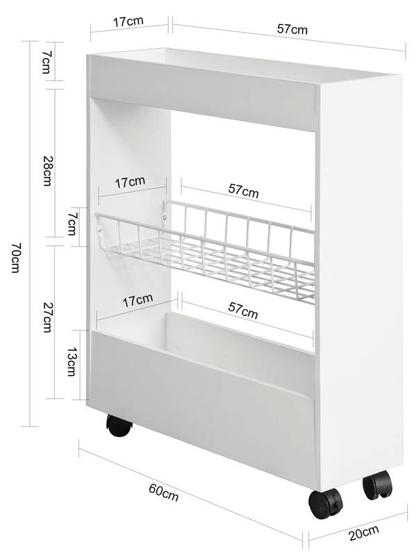 Chariot De Rangement BZR46-W 10 Chariot De Rangement BZR46-W – Image 8
