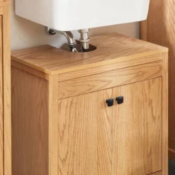 Meuble Sous Lavabo Naturel BZR98-N -Domublis Soldes Magasin a3a38af73cbc417bbec027d9d7adf602