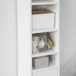 Meuble Colonne Salle De Bain BZR34-W -Domublis Soldes Magasin a3c7f948dd62472aa9b53ca557a08c0a