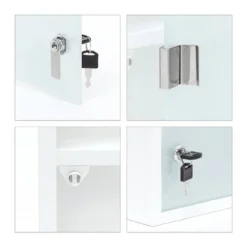 Armoire à Pharmacie Blanche Inox 17 Armoire à Pharmacie Blanche Inox -Domublis Soldes Magasin a4ae2801d2824ab6a5d2b20cc70601ad