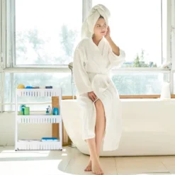 Étagère De Cuisine à Roulettes 3 Niveaux -Domublis Soldes Magasin a76cc41779604370aac938c6cde2be96