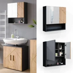 Armoire De Toilette Irma -Domublis Soldes Magasin a7797b6d1f3a4a11ab5829a33b98330d