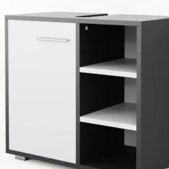 Meuble Sous-lavabo Perry Anthracite -Domublis Soldes Magasin a9fb14c06e6747f89ad240449ad88cd3