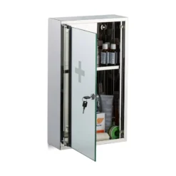 Armoire à Pharmacie Inox Porte Miroir -Domublis Soldes Magasin adc53548033542c5b6e306a52eeea77f