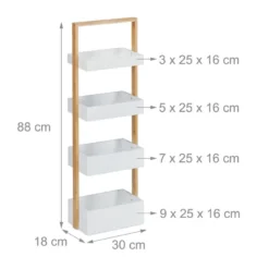 Etagère De Salle De Bain 4 Supports -Domublis Soldes Magasin b169d2e0b4b44be6adbfb5aec0a1ae97