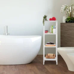 Étagère Salle De Bain Noyer Blanc 11 Étagère Salle De Bain Noyer Blanc -Domublis Soldes Magasin b2c7c416b9364f18a40f842eb42f78cf