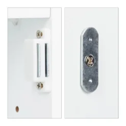 Colonne De Salle De Bain En Bois Blanc -Domublis Soldes Magasin b4a53437652349a480c44549d52c1501