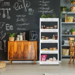 Étagère De Cuisine à Roulettes 5 Niveaux -Domublis Soldes Magasin b7e18aa9ee0c4d36b91bbd5f1c8a579a