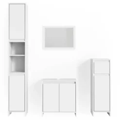 Salle De Bain Emma Blanc (4 élém.) 12 Salle De Bain Emma Blanc (4 élém.) -Domublis Soldes Magasin b832a48a885144429a326399ee37b2fd