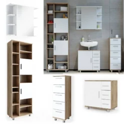 Salle De Bain Ilias (4 éléments) 10 Salle De Bain Ilias (4 éléments) -Domublis Soldes Magasin b8657c4a5b3f4f51879889c885a568f9