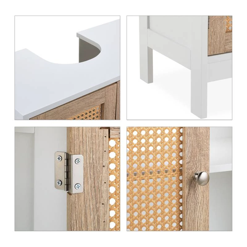 Meuble Sous Lavabo Portes Effet Rotin 11 Meuble Sous Lavabo Portes Effet Rotin – Image 9