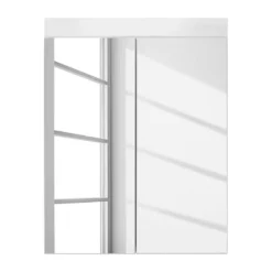 Salle De Bain Amanda IV (3 éléments) -Domublis Soldes Magasin badezimmerset madie ii 3 teilig hochglanz weiss weiss 5094704