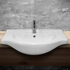 Vasque 77x51,5x21,5 Cm Blanc -Domublis Soldes Magasin bb0ca1c3ad3f4d599bf53b1f09136221