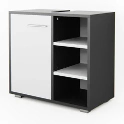 Meuble Sous-lavabo Perry Anthracite