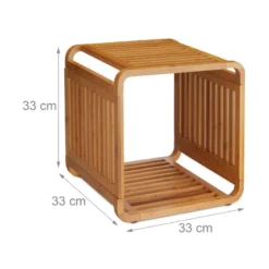 Etagère En Bambou Avec étages -Domublis Soldes Magasin bcacad09bbdc4450b07aed3f898377df
