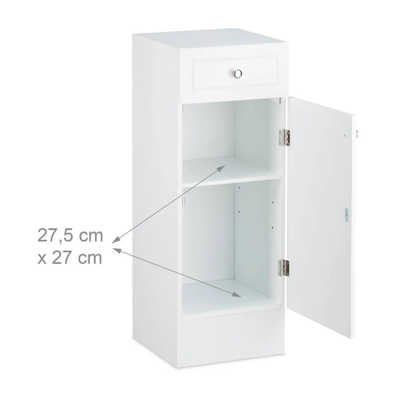 Armoire De Salle De Bain En Bois Blanc 10 Armoire De Salle De Bain En Bois Blanc – Image 8