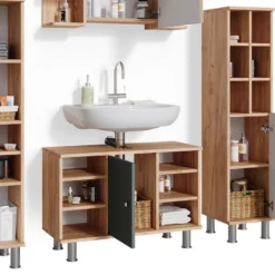 Salle De Bains Fynn (4 éléments) 12 Salle De Bains Fynn (4 éléments) -Domublis Soldes Magasin bd9e1a5039e04852856f584ea1e0e506