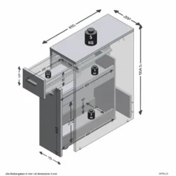 Petit Meuble De Cuisine Denia 11 Petit Meuble De Cuisine Denia -Domublis Soldes Magasin bf54d63e295741bfa87742b41869df73