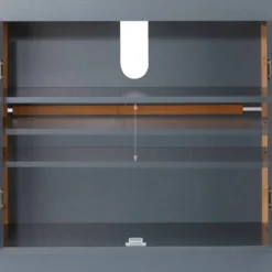 Placard Dessous De Lavabo Bambou Gris -Domublis Soldes Magasin bfcc3177e24047ed91a0e97a61cf7deb