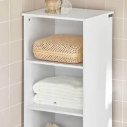 Meuble Colonne De Salle De Bain BZR17-W -Domublis Soldes Magasin c2ad09a36aaf489f86a4e7e47be4466e