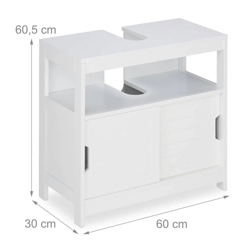 Armoire Dessous De Lavabo Blanche 11 Armoire Dessous De Lavabo Blanche – Image 9