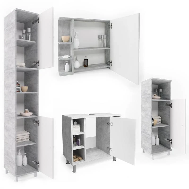 Salle De Bain Fynn (4 éléments) 7 Salle De Bain Fynn (4 éléments) – Image 5