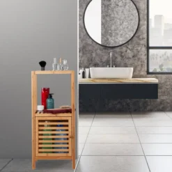 Étagère Salle De Bain Avec Porte 14 Étagère Salle De Bain Avec Porte -Domublis Soldes Magasin c8da83cf40384964955a0ae504d14533