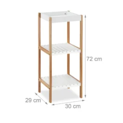 Étagère De Salle De Bain à 3 Rangements 15 Étagère De Salle De Bain à 3 Rangements -Domublis Soldes Magasin c9b4e38224f04cfdad2a367b54a230e9