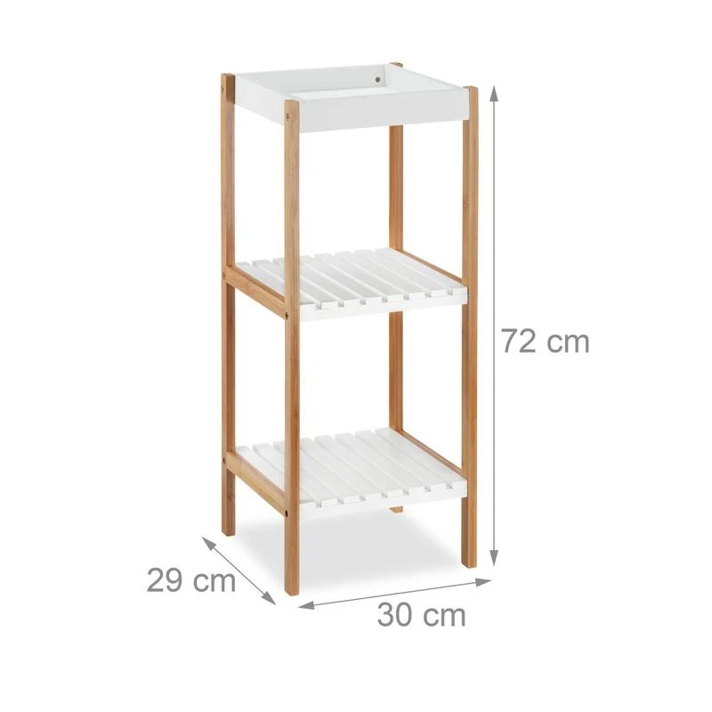 Étagère De Salle De Bain à 3 Rangements 9 Étagère De Salle De Bain à 3 Rangements – Image 7