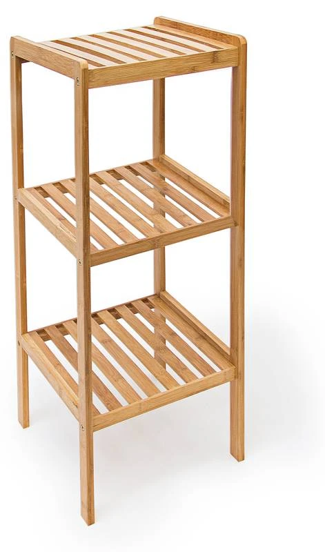 Étagère En Bambou Salle De Bain Colonne 3 Étagère En Bambou Salle De Bain Colonne