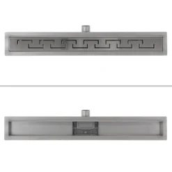 Caniveau De Douche Fendu 70cm Argent -Domublis Soldes Magasin cb59282455fc4596af2767635d3560e3