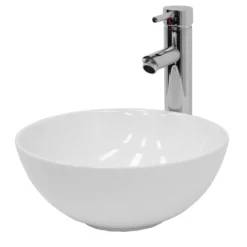Vasque Ronde Ø 320x135 Mm Blanc
