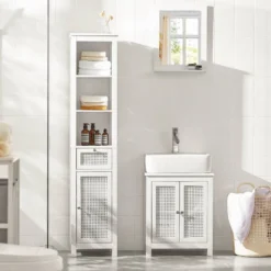 Meuble Sous Vasque BZR35-W -Domublis Soldes Magasin d04f31a6d0c641f1adc2ac9cedb308e5