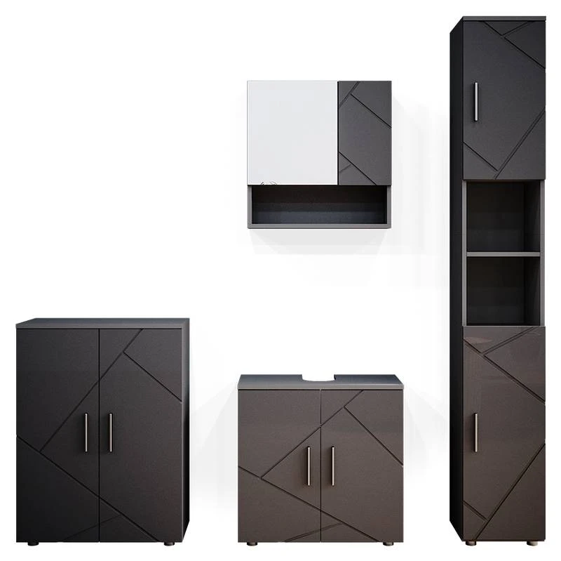 Salle De Bain Irma Anthracite (4 élém.) 6 Salle De Bain Irma Anthracite (4 élém.) – Image 4