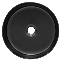 Lavabo Ronde Avec Trop-plein Noir -Domublis Soldes Magasin d4e75b34c6c5414096db7be4438ce649