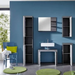 Meubles De Salle De Bains Set MiamiMaine -Domublis Soldes Magasin d55b4724472246feb5b02278cfaab681