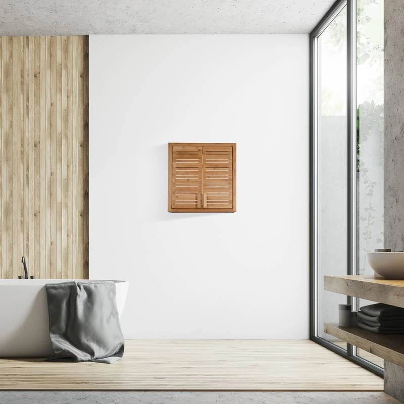 Placard Mural En Bambou Salle De Bains 4 Placard Mural En Bambou Salle De Bains – Image 2