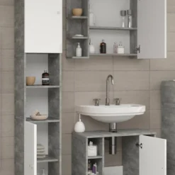 Salle De Bain Fynn (4 éléments) 10 Salle De Bain Fynn (4 éléments) -Domublis Soldes Magasin d673216890614d33ba0b60e30fdd11db