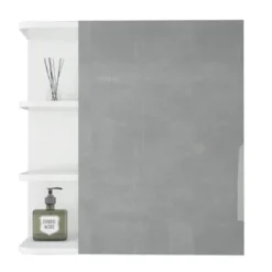 Armoire De Toilette 62x64x21 Cm Blanc