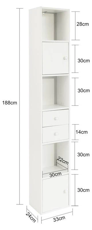 Meuble Colonne De Salle De Bain STR10-W 11 Meuble Colonne De Salle De Bain STR10-W – Image 9