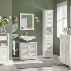 Meuble Sous Vasque FRG237-II-W -Domublis Soldes Magasin dd33255ac0fb489d93b2e37babb153dd